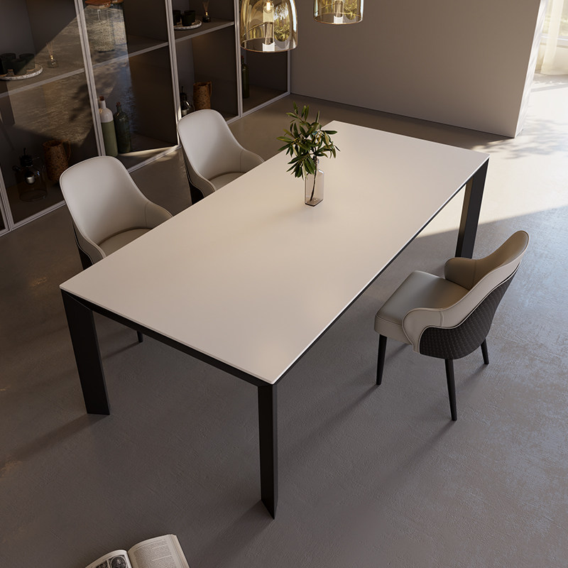 德利丰岩板餐桌大尺寸长方形别墅大户型家用写字台书桌拉米娜定制,淘宝优惠券,粉丝福利购,淘宝优惠卷