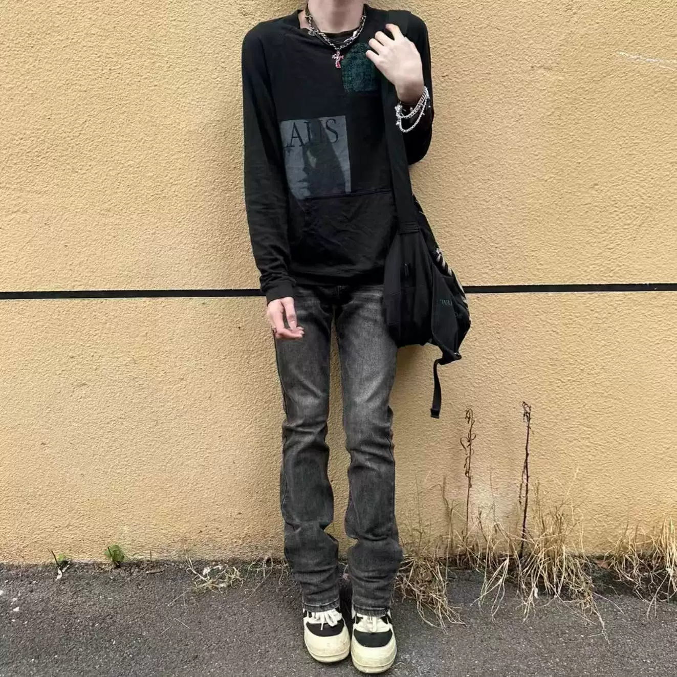 Свитшот с принтом музыки, T-картина UNDERCOVER 06SS T-Second Portrait