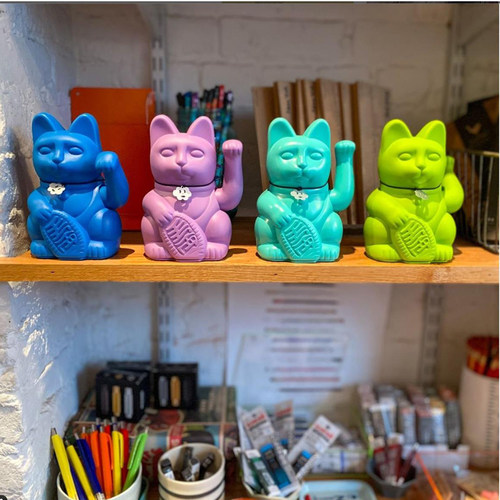 现货西班牙Diminuto Cielo LuckyCats招财猫自动摇手开业乔迁礼物 - 图3
