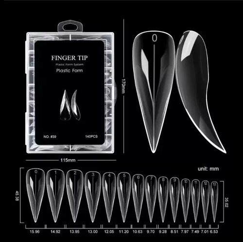 敖闰裂空爪 龙爪甲模 猫爪 美甲专用甲模 辣妹超长超夸张免纸托 - 图2