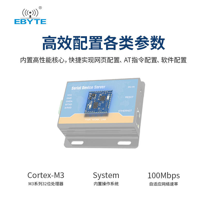 亿佰特RS485转以太网串口RJ45服务器Modbus模块TCP/UDP网络MQTT-图1