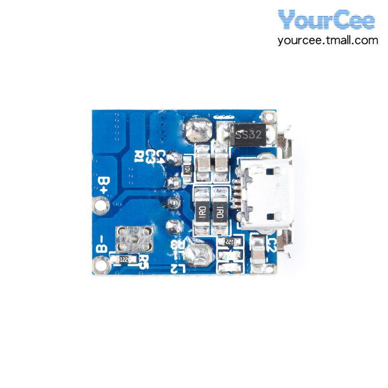 3.7V4.2V1A锂电池聚合物充放电模块 diy手机移动电源电路5V升压板 - 图3