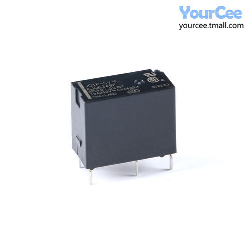 JQ1P-5V-F/12V-F/24V-F 10A 5脚 一组转换常开常闭 电磁继电器 - 图0