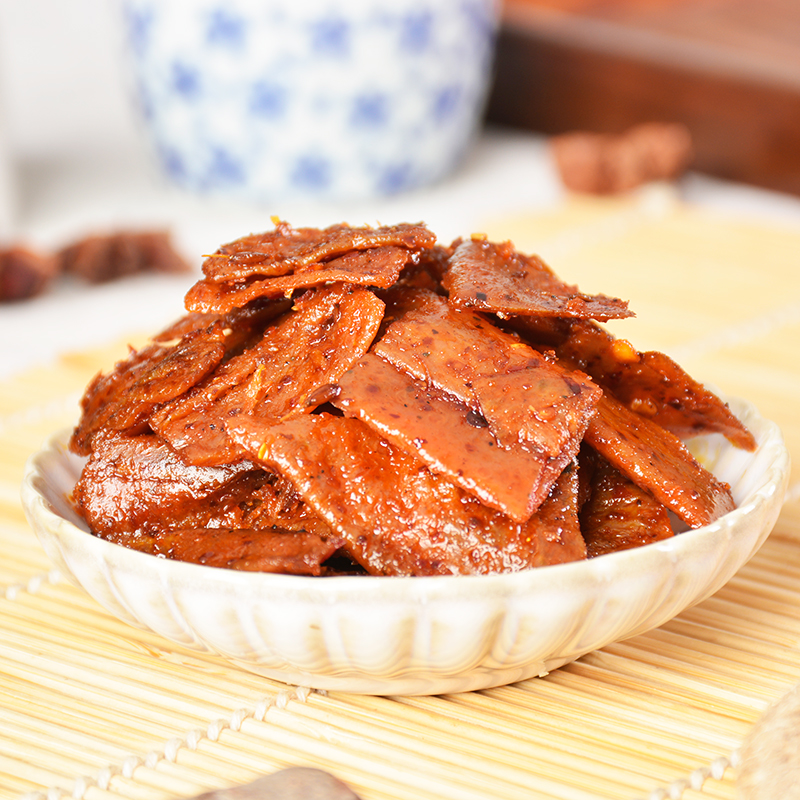 百真汇手撕豆干素肉香辣麻辣豆腐干香干子豆皮豆制品休闲零食小吃 - 图0