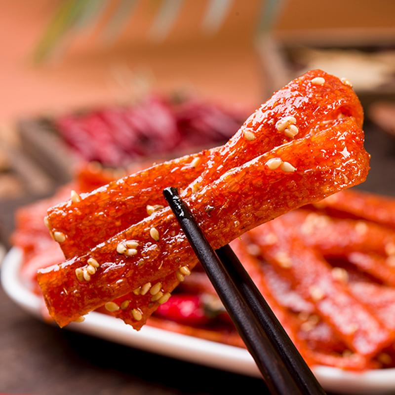 湖南平江周再德周氏香油条辣条散称小包装麻辣儿时怀旧零食小吃