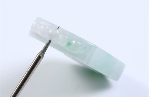 Сверло из нефрита, изумрудная подвеска из грецкого ореха из воскового агата