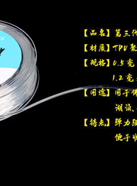 透明水晶弹力线圆形佛珠手串蜜蜡