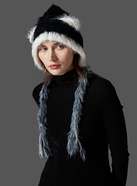 2025 INS Women Casual Cat Ears Protection Color Matching Hat