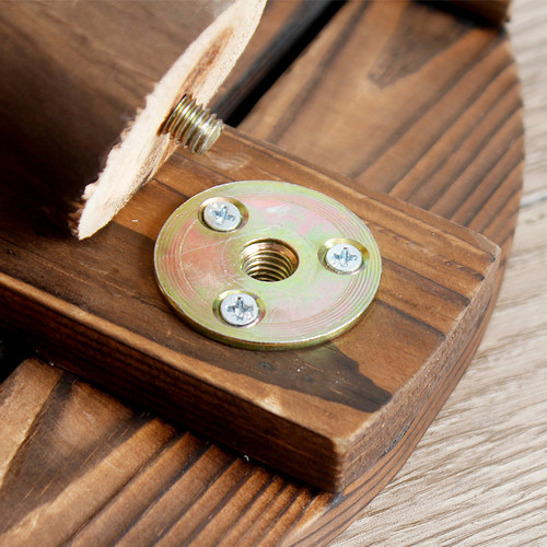 花架子实木客厅小花盆托架圆形鱼缸承重底座矮置物架阳台户外落地 - 图1