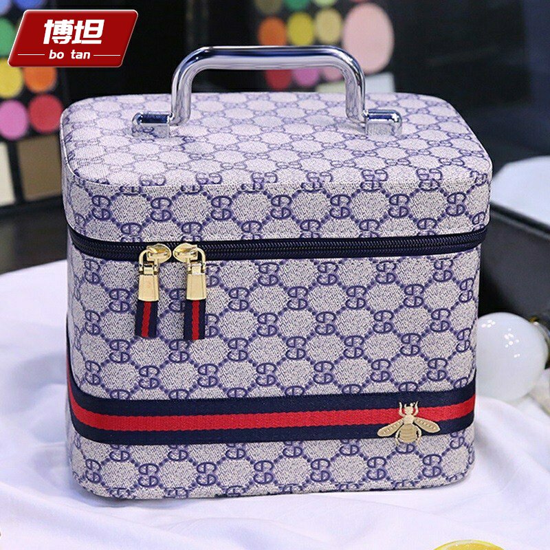化妆品防尘大包多功能特大号收纳盒 博坦化妆包