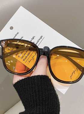 韩版2025新款黑色太阳镜蹦迪个性