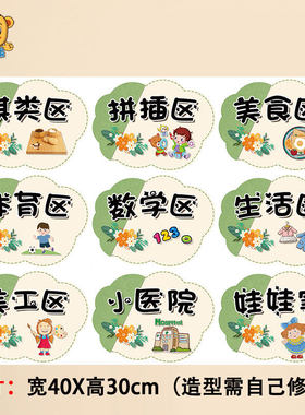 幼儿园小清新莫兰迪色系区域角进区规则牌来离园流程图今天我值日
