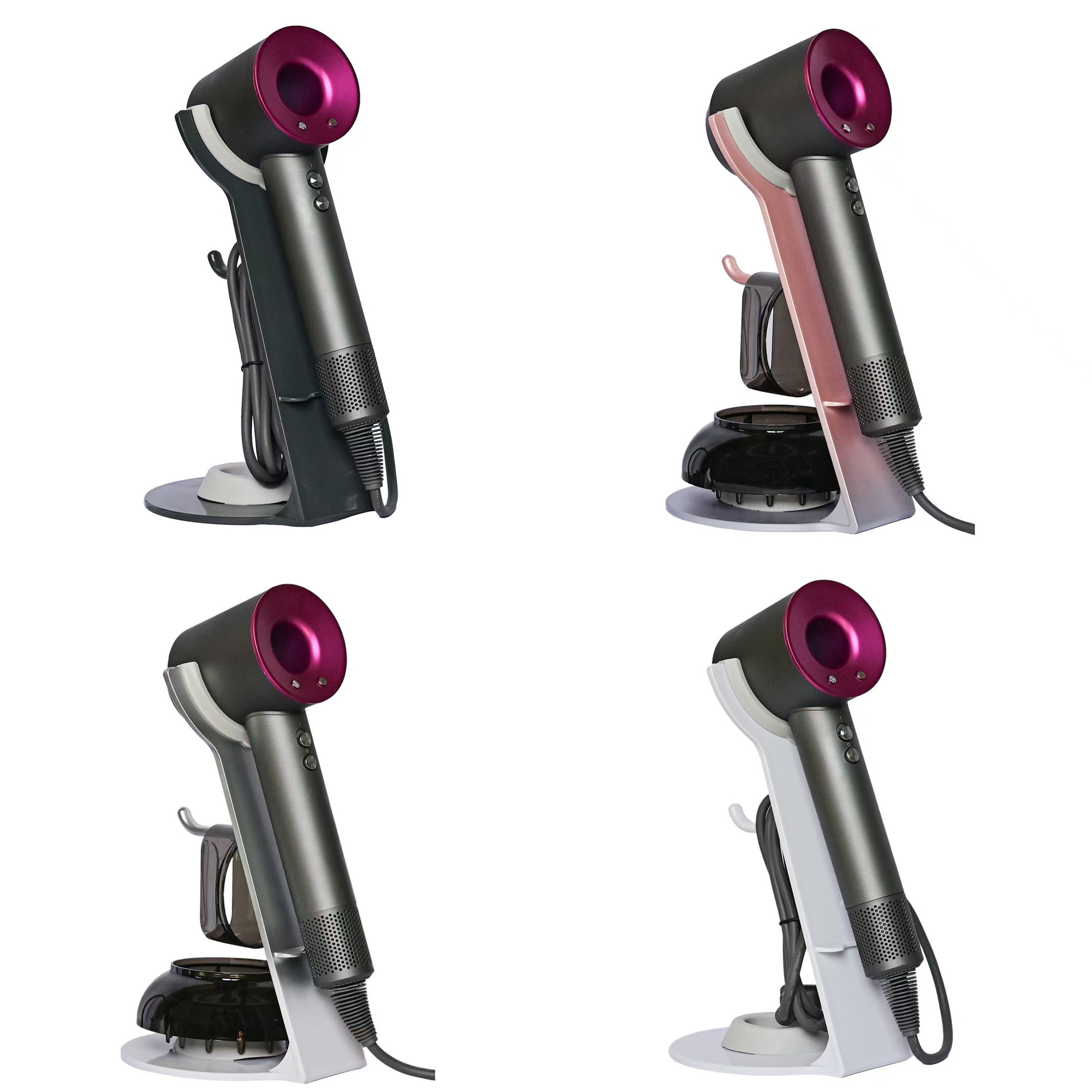 电吹风机立式支架理发店台面置物架懒人免打孔免打胶风筒收纳架,淘宝优惠券,粉丝福利购,淘宝优惠卷