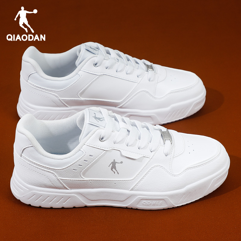 乔丹运动鞋男鞋2025冬季新款百搭休闲鞋子小白鞋正品男士低帮板鞋 - 图2