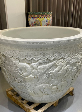 景德镇陶瓷家居现代简约客厅大缸