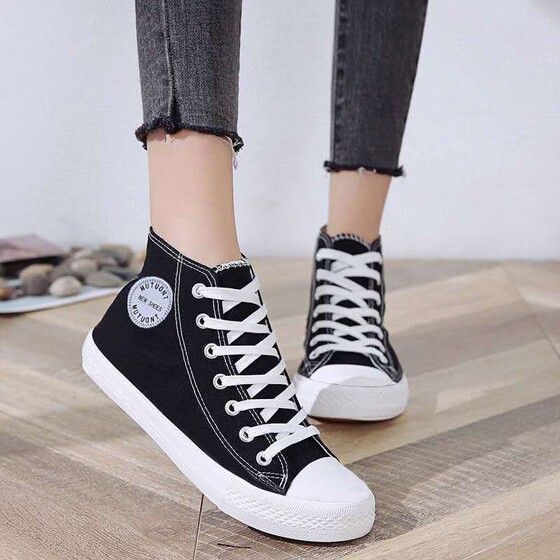 Student sneakers retro Hong Kong style low-top sports casual shoes