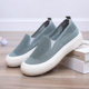 Summer new style old Beijing cloth shoes for women, hollow breathable lazy mesh shoes for women, non-slip soft soles, comfortable and casual mom shoes