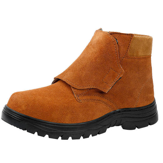 Anti-smash and anti-puncture steel toe cap, anti-scald safety for welders