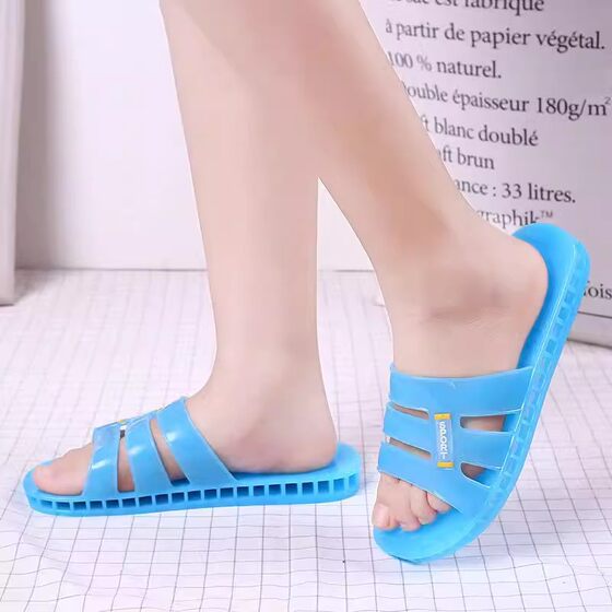 Crystal slippers non-slip soft sole wear-resistant home sandals and slippers