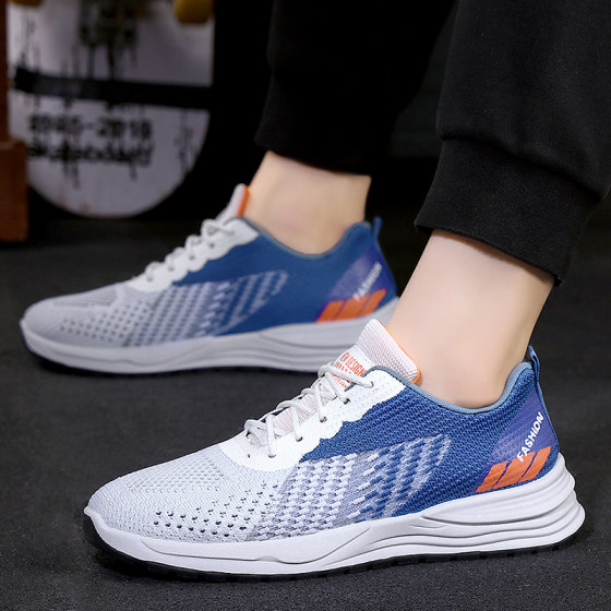 Casual running shoes, breathable mesh, soft sole, non-slip, fashionable