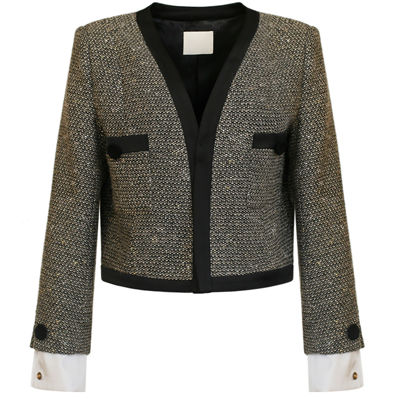 束皙/ sushe ch@nel原厂短外套 束皙短外套