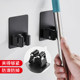 No hole-free stainless steel mop hook wall-mounted bathroom