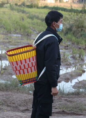 背篓成人家用买菜采摘大号塑料编织清仓熟胶钢化胶带四川背篼农村