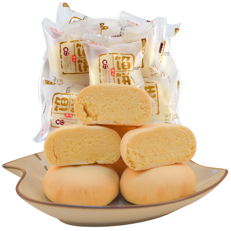 厦门整箱包邮手工网红办公绿豆饼 脸皮薄食品传统糕点