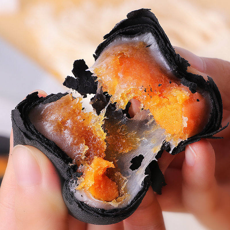 脸皮薄黑金酥黑金整箱早餐蛋黄酥 脸皮薄食品传统糕点