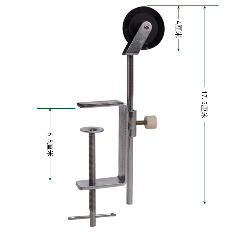 支杆定滑轮和桌边夹组单滑轮初中中学物理力学分组实验器材教学仪器21027桌边固定夹金属紧固夹U形固定夹-图1