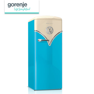 gorenje/古洛尼欧洲原装进口大众联名家用复古单门冰箱 OBRB153BL