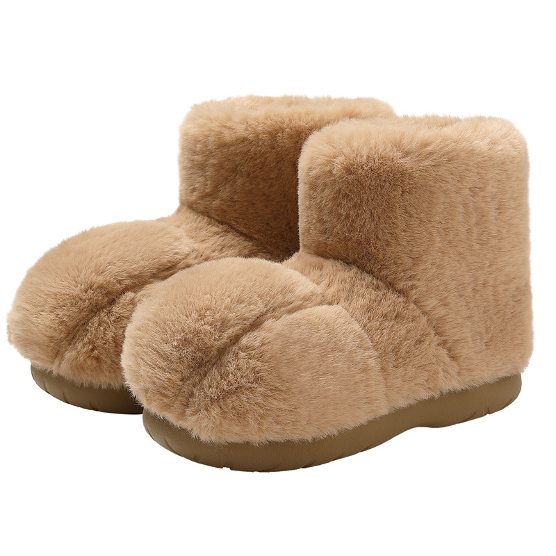 棉拖鞋女冬季软萌猫爪外穿防滑厚底室内居家保暖毛绒高帮包跟棉鞋,淘宝优惠券,粉丝福利购,淘宝优惠卷