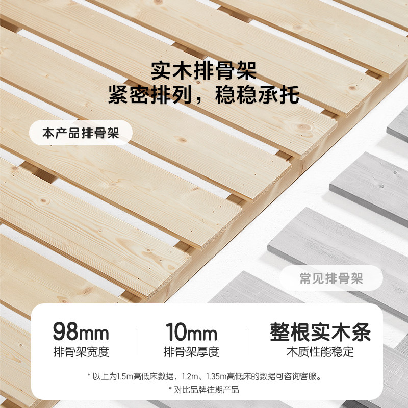 林氏儿童双层床上下铺高低床交错式上床下桌组合高架床小户型木业,淘宝优惠券,粉丝福利购,淘宝优惠卷