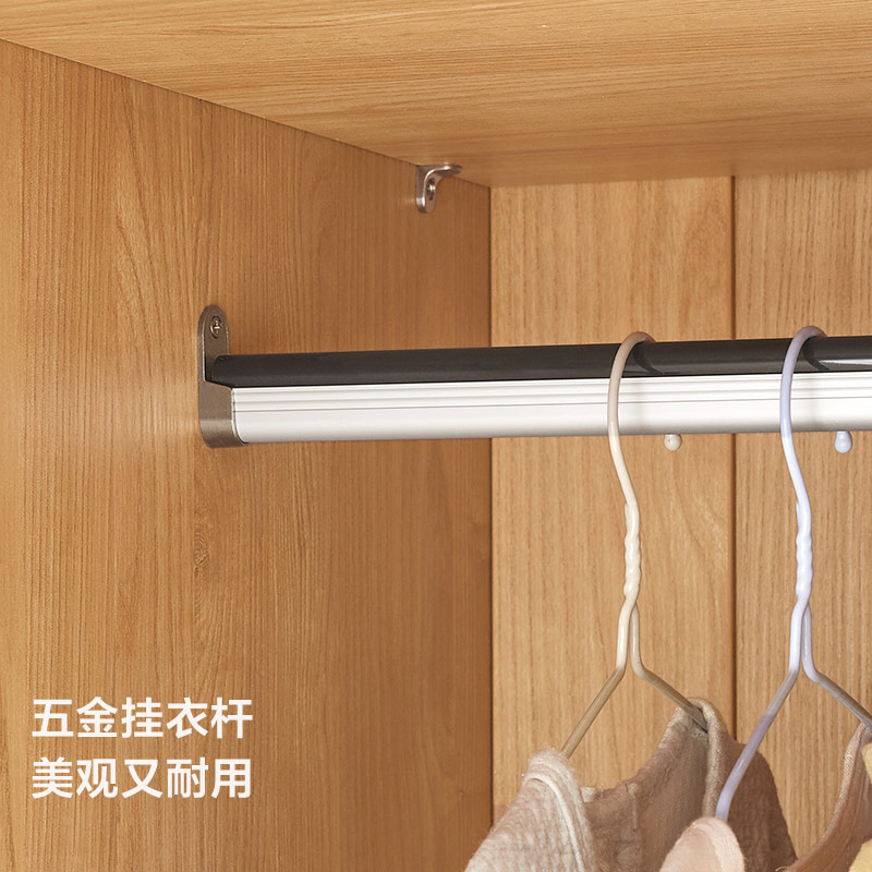 儿童房衣柜男孩女孩衣橱收纳组合柜子卧室家具林氏政府补贴木业 - 图2