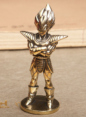 黄铜七龙珠孙悟空超级赛亚人周边龟仙人办公室桌面汽车小摆件造景