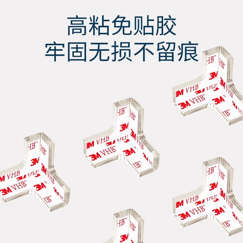 桌角防撞护角软硅胶防磕碰直角包角桌子柜子柜角窗户保护套透明 - 图3