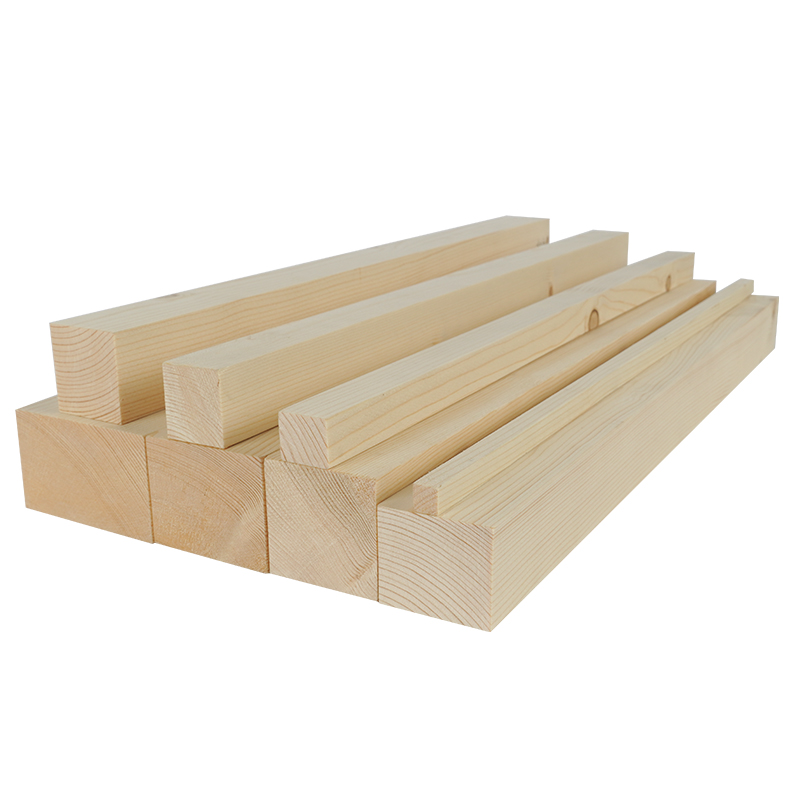 松木条定制实木材料原木板材DIY手工木板龙骨立柱隔断抛光木方条-图3