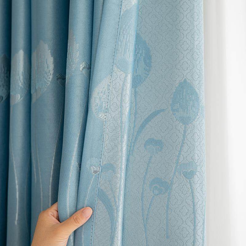 新款窗帘遮光提花农村自建房加高遮阳帘卧室客厅挂钩款成品窗帘布,淘宝优惠券,粉丝福利购,淘宝优惠卷