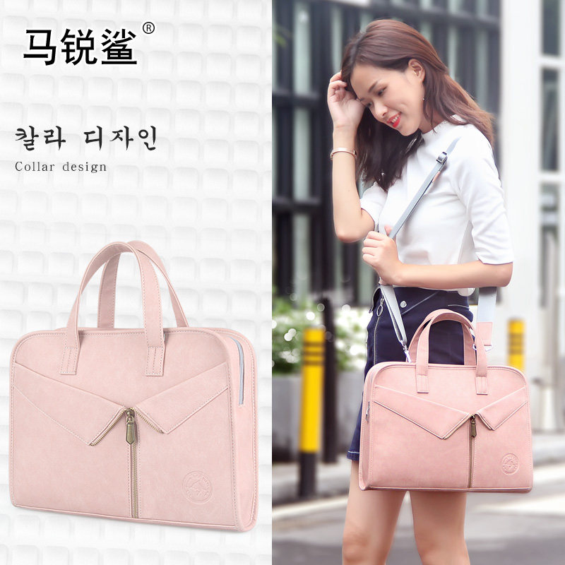 马锐鲨2020新款韩版女士手提公文包 马锐鲨女士包袋