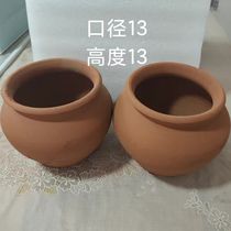 Two special price pure handmade pottery pots red pottery flower pot multi-meat green planting soil pottery flower pot with high breathability