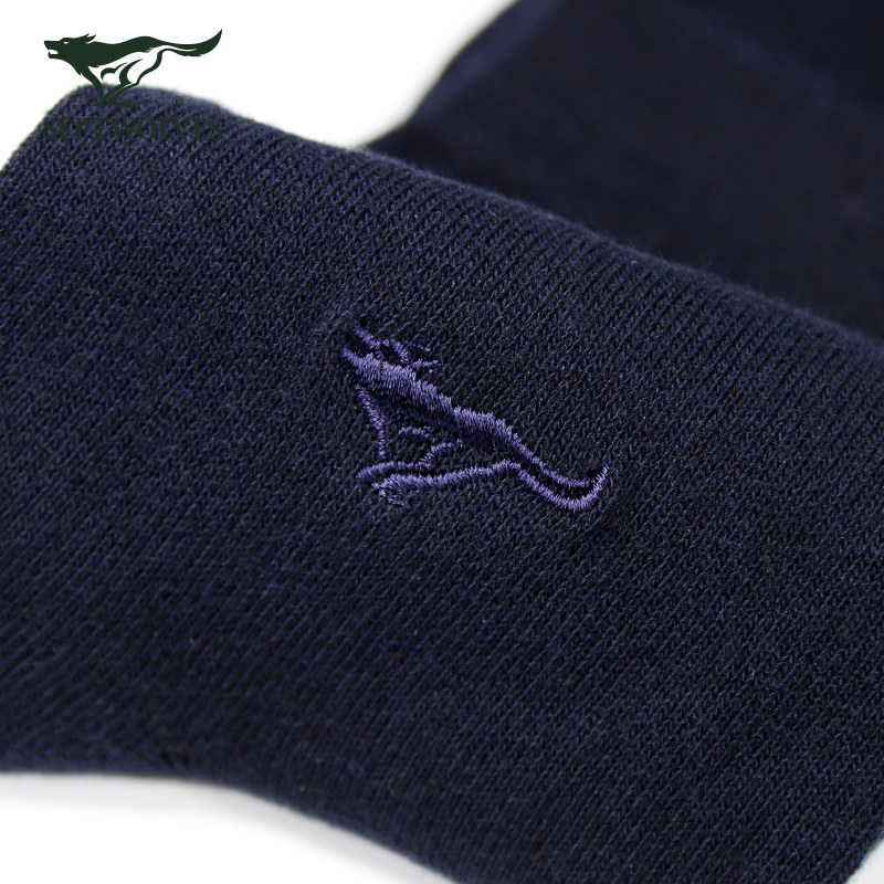 七匹狼纯棉吸汗透气休闲100%棉袜 七匹狼内衣outlets店短袜/打底袜/丝袜/美腿袜