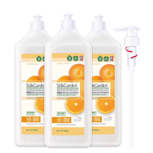 蔬果园洗洁精家用果蔬清洗剂*3瓶