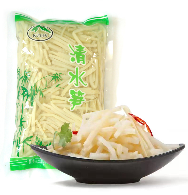 下饭笋丝小竹笋尖嫩丝现挖清水笋丝 远古山夫笋类制品