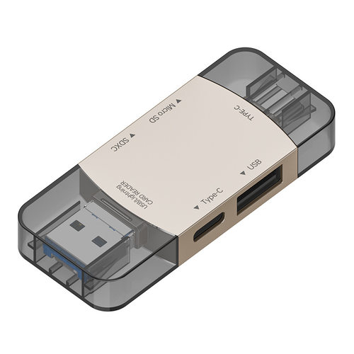 bimoz 手机读卡器适用于苹果type-c7合1 otg手机电脑通用SD/TF卡 读卡器耳机转换口 USB/Lightning转接链接口 - 图3