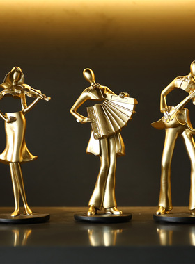 意式轻奢黑金艺术帆船棋子摆件