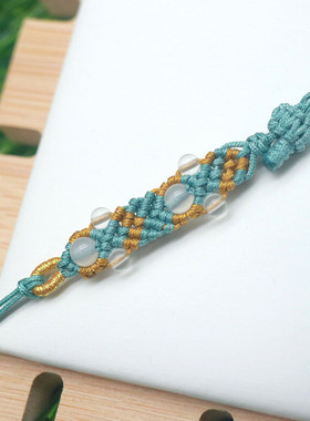 手工编织项链配饰吊坠绳子