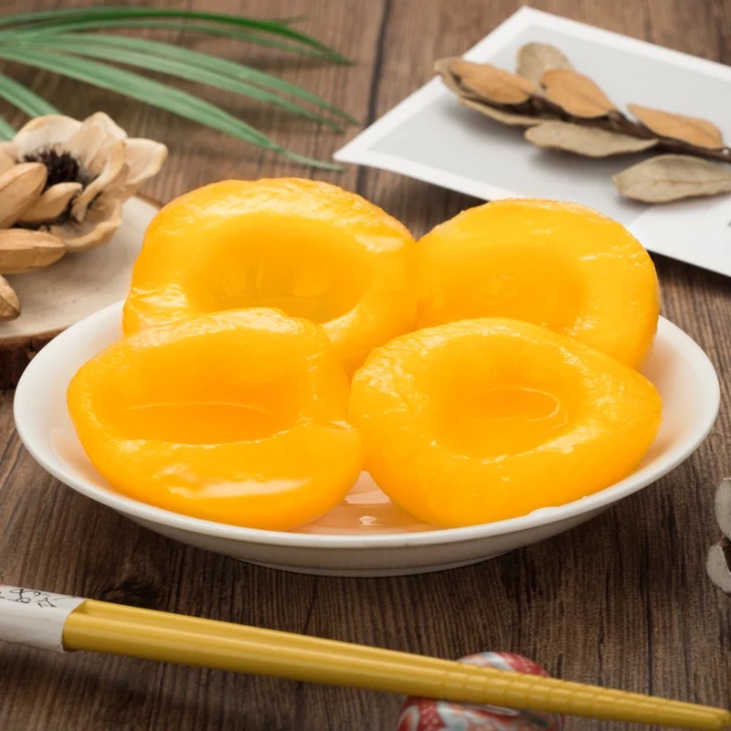 皮奇食品旗舰店皮奇黄桃罐头砀山对开糖水罐头烘焙水果罐头单罐425g整箱包邮0