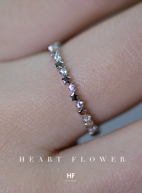 星星戒指纯银日常简约法式复古