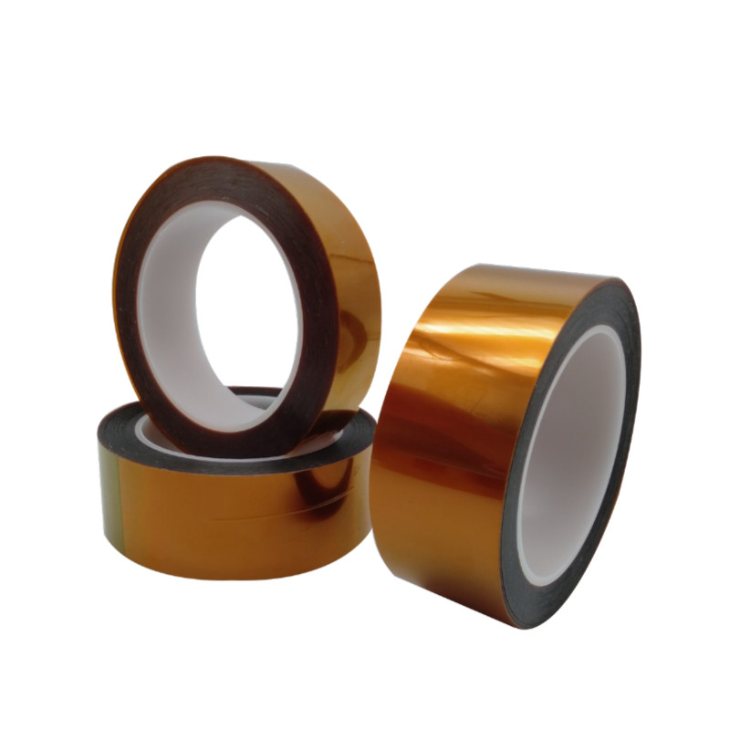茶色耐高温胶带纯膜不带粘性金手指PI聚酰亚胺薄膜无粘性胶纸双面无胶0.05MM厚无痕不残留可反复使用回流焊 - 图0