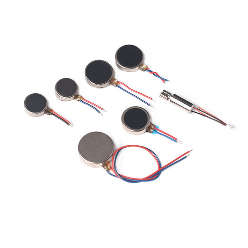 扁平式1027/0830/0408/1234震动电机10*2.7mm纽扣式振动电机3V 5V - 图0
